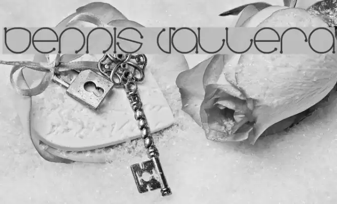 Dennis Vallera Font examples