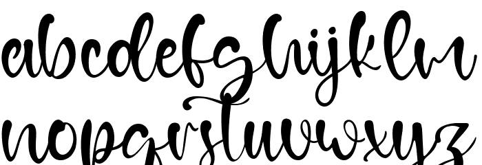 Dennison Font LOWERCASE