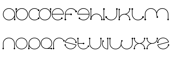 Dennisvalera Font LOWERCASE