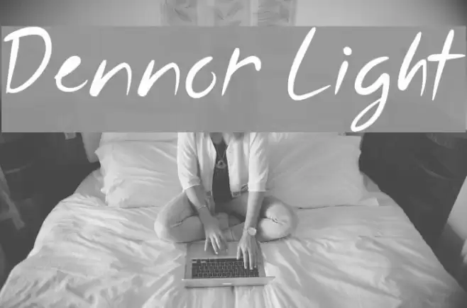 Dennor Light Font examples