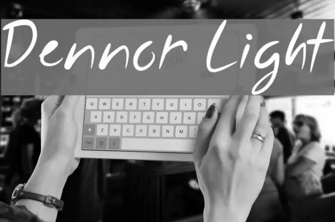 Dennor Light Font examples
