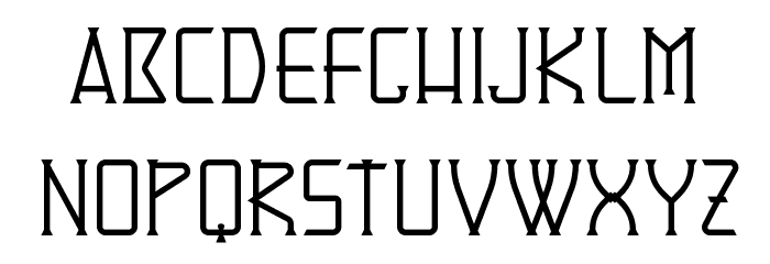 Denominator Font LOWERCASE