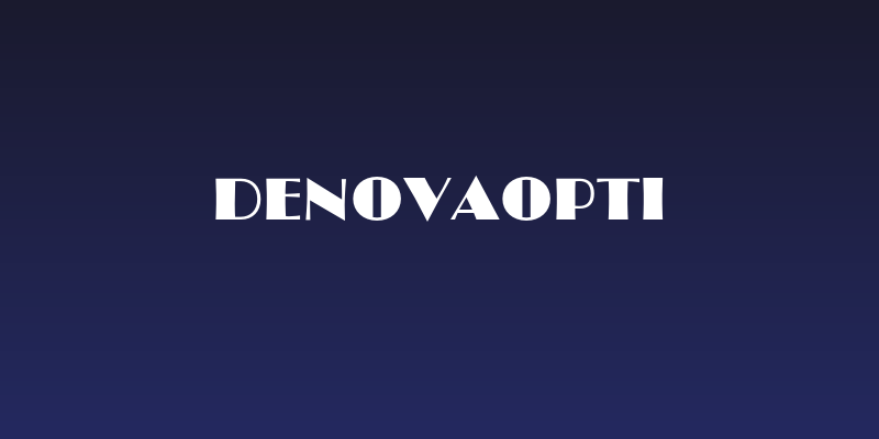 DenovaOpti Social Header