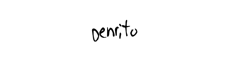 Denrito  Frei Schriftart Herunterladen