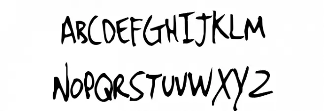 Denrito 字体 大写