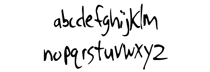 Denrito Font LOWERCASE
