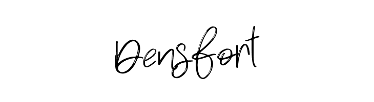Densfort  font caratteri gratis
