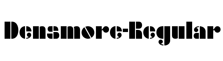 Densmore-Regular  免费字体下载