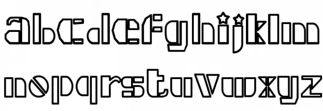 Densmore X Schriftart Groß