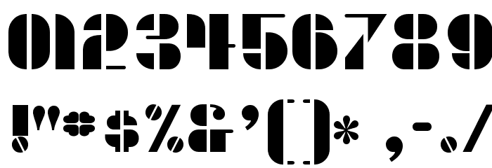 Densmore Font OTHER CHARS