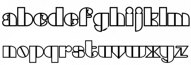 Densmore Schriftart Groß