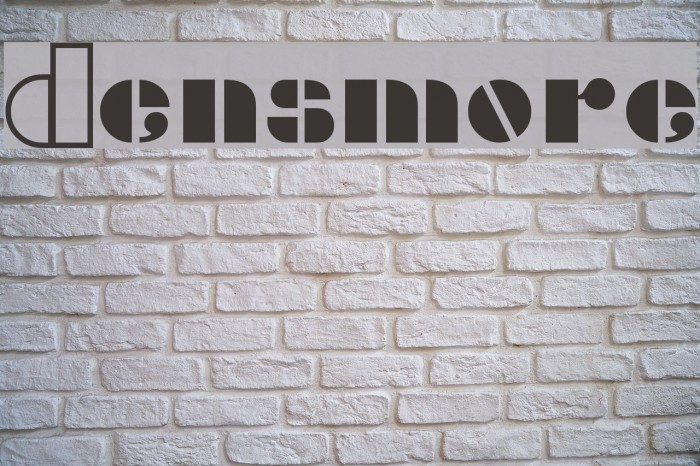 Densmore Font examples