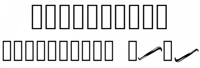 Dentanx Font OTHER CHARS