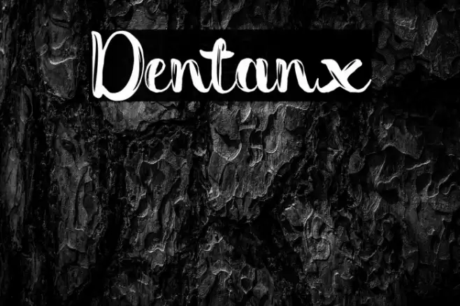 Dentanx Font examples