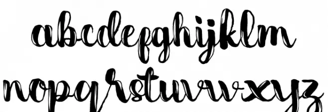 Dentanx Font LOWERCASE