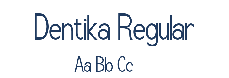 Dentika Regular Font Preview