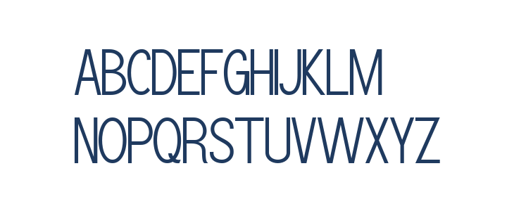 Dentika Regular Uppercase