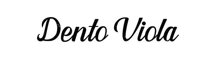 Dento Viola  フリーフォントのダウンロード