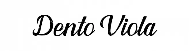 Dento Viola  font caratteri gratis