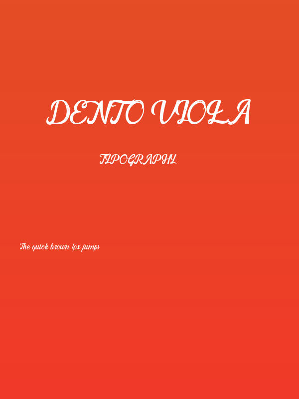 Dento Viola Poster
