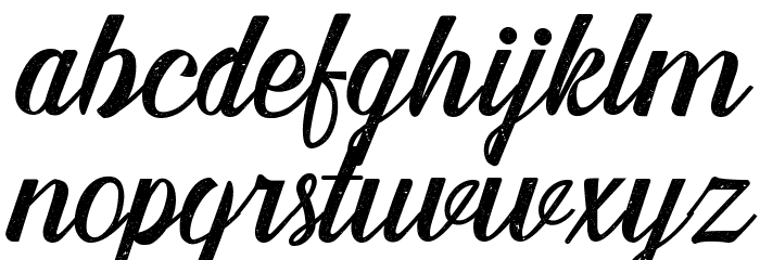 Dento Viola Font LOWERCASE