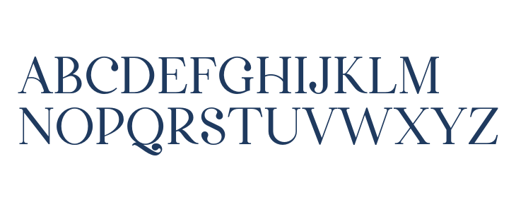 Dentra Regular Uppercase