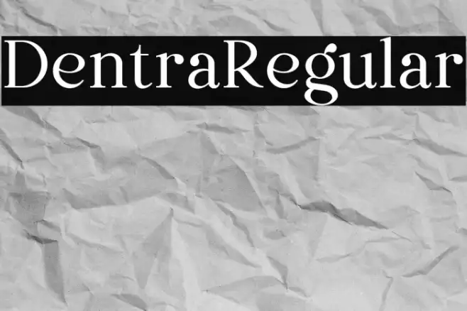 Dentra Regular Example 2