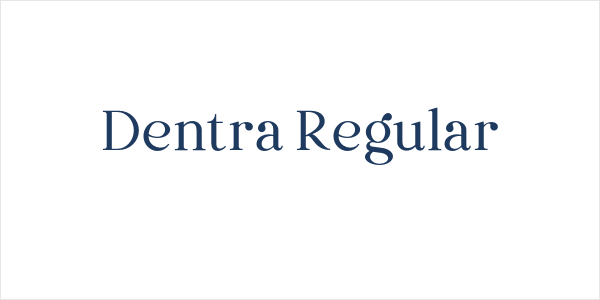 Dentra Regular Logo