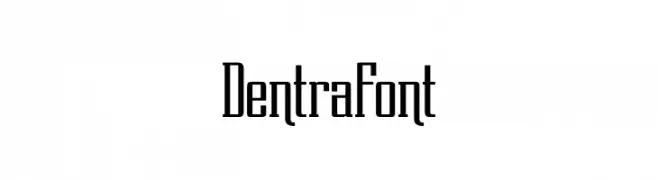 DentraFont  font caratteri gratis