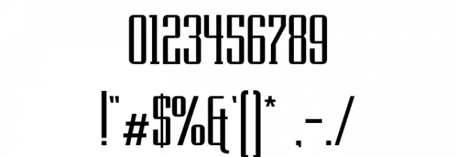 DentraFont Font OTHER CHARS