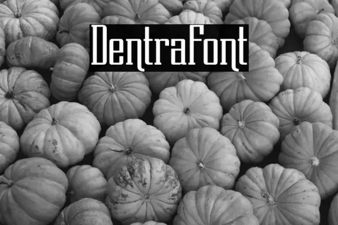 DentraFont Font examples