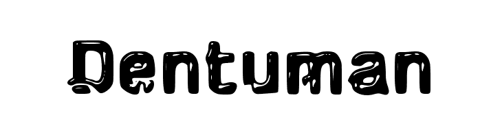Dentuman  font caratteri gratis