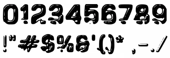 Dentuman Font OTHER CHARS