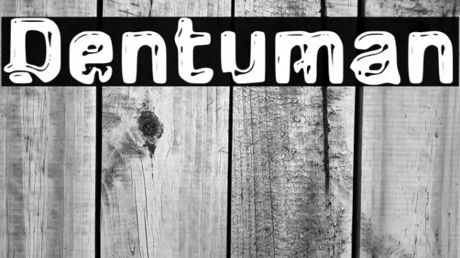 Dentuman Font examples