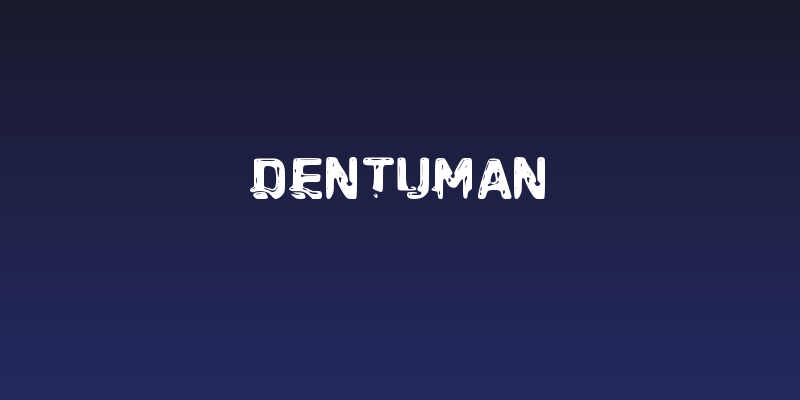 Dentuman Social Header