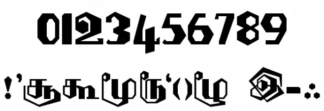 DenukaPC Font OTHER CHARS