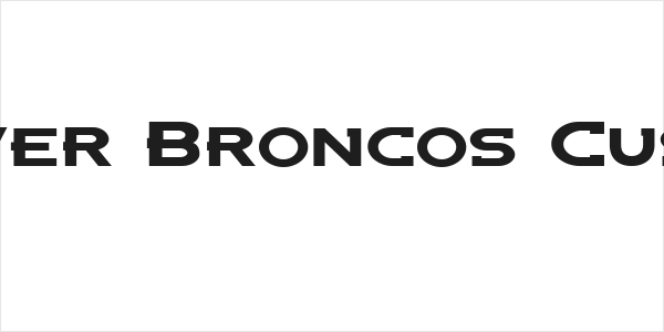 Denver Broncos Custom Logo