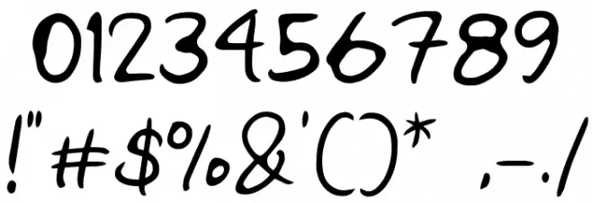 Denyut Font OTHER CHARS