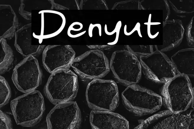 Denyut Font examples