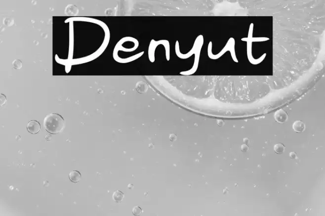 Denyut Font examples