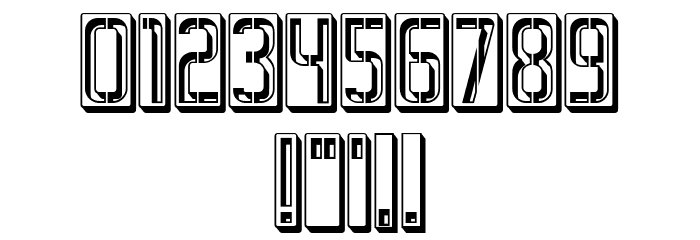 Departing Regular Font OTHER CHARS
