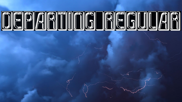 Departing Regular Example 3