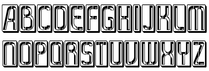 Departing Regular Font LOWERCASE