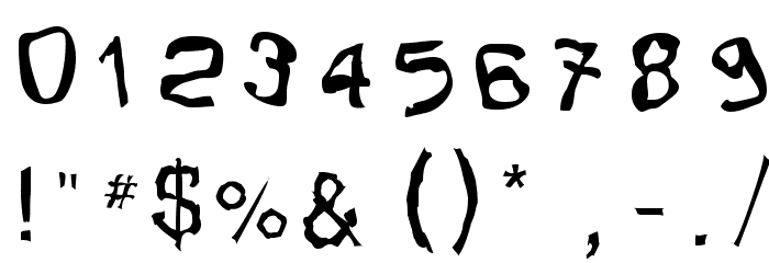 Department 21 Font OTHER CHARS