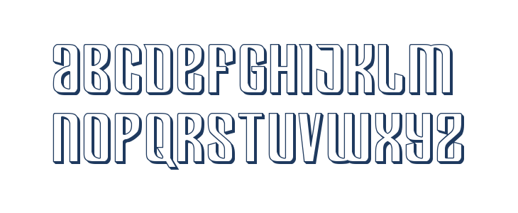 Department H 3D Lowercase