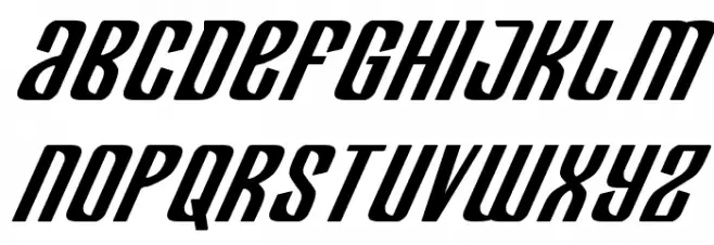 Department H Bold Italic Fuentes MINÚSCULAS