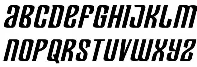 Department H Bold Semi-Italic Fuentes MINÚSCULAS