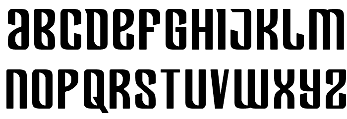 Department H Bold Font LOWERCASE