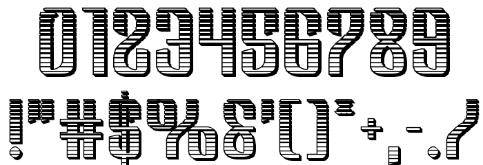 Department H Chrome Font OTHER CHARS