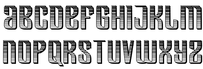 Department H Chrome Font LOWERCASE